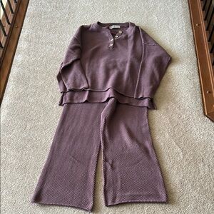 Free people Hailee Knit Lounge Set